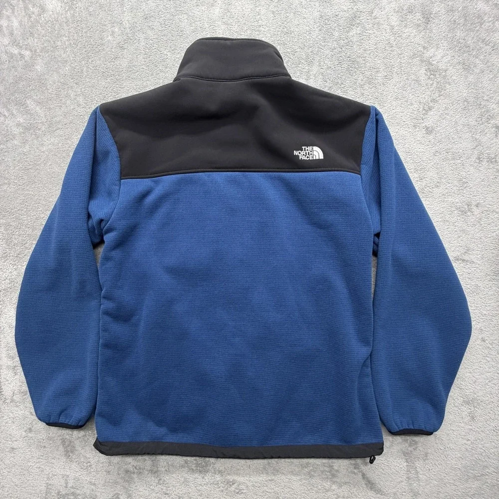 The North Face Jacket Mens XL Blue Quilted Full Zip Soft Shell Pockets‎